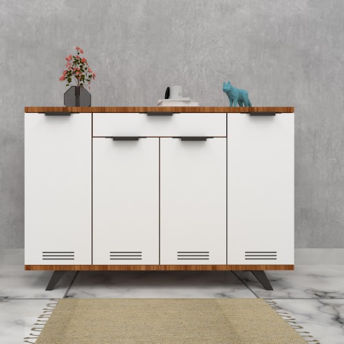 Sideboard cabinet finished with designer profile handles